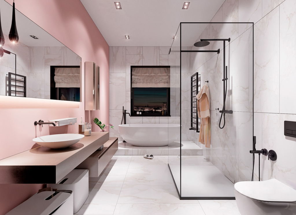 image - Prestige Luxury Homes Renovated luxury home interior with contemporary design elements